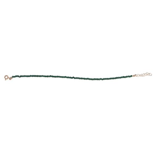 Braccialetto Pietre 1mm, Argento S925
