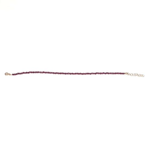 Braccialetto Pietre 1mm, Argento S925
