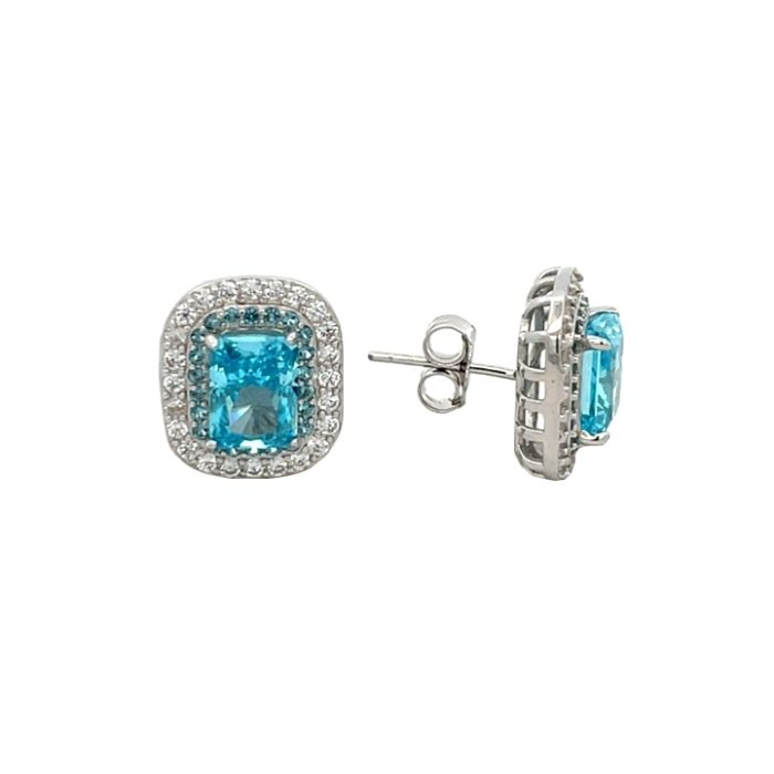 Orecchini Kate Rettangolo, Luxury in Argento S925