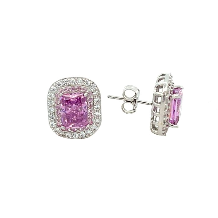 Orecchini Kate Rettangolo, Luxury in Argento S925