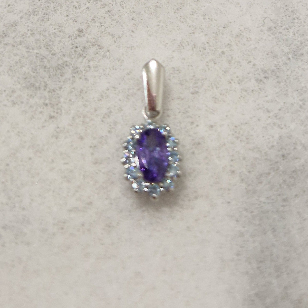Ciondolo Micro Kate Viola, Argento S925