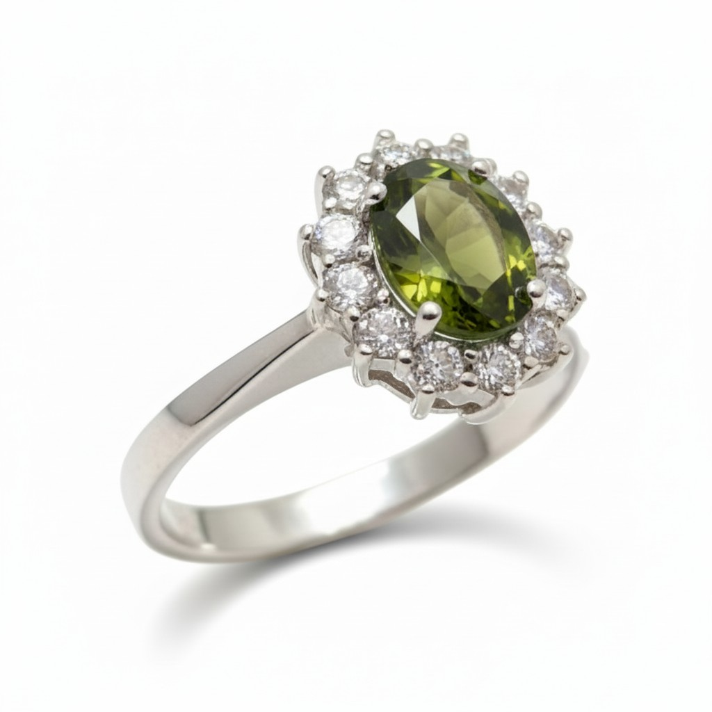 SET Mini kate Verde Oliva, Argento S925)