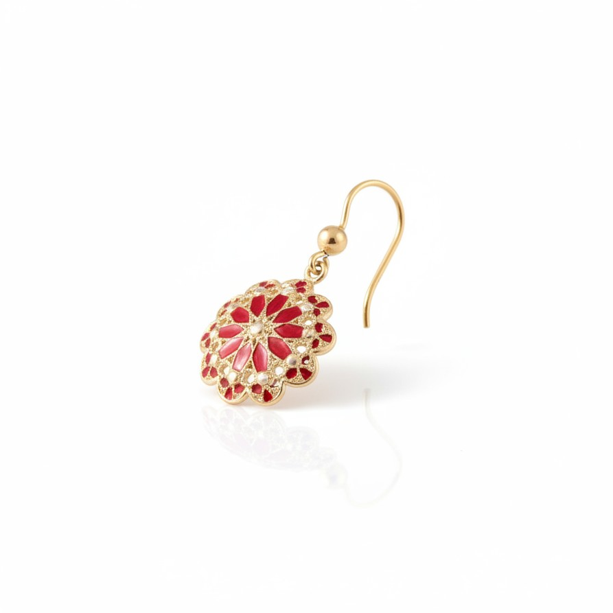 4mm Red TRILOGY Ring, EXCLUSIVE Production, 925 Silver