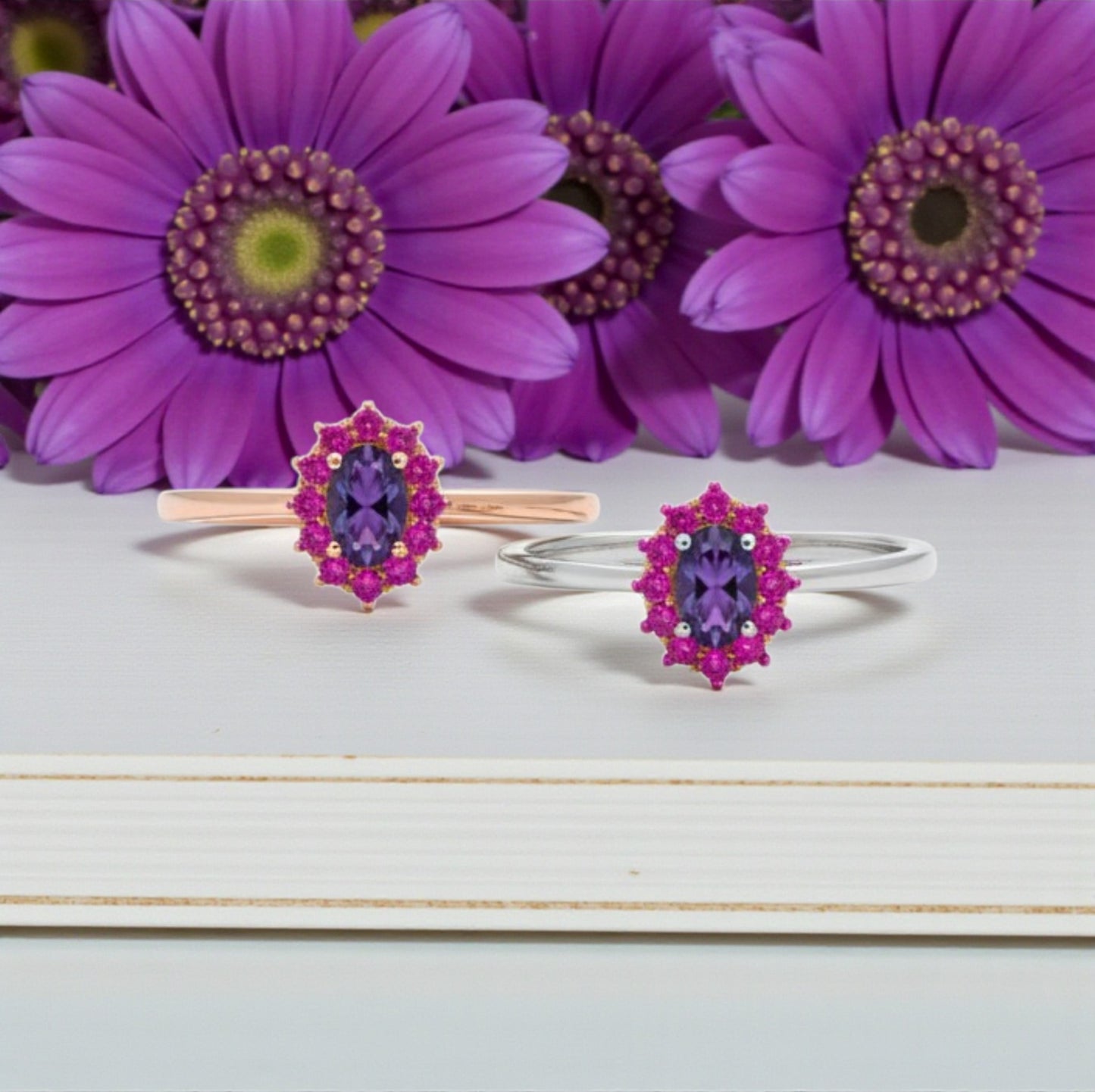 Micro Kate COLOR Rings, S925 Silver