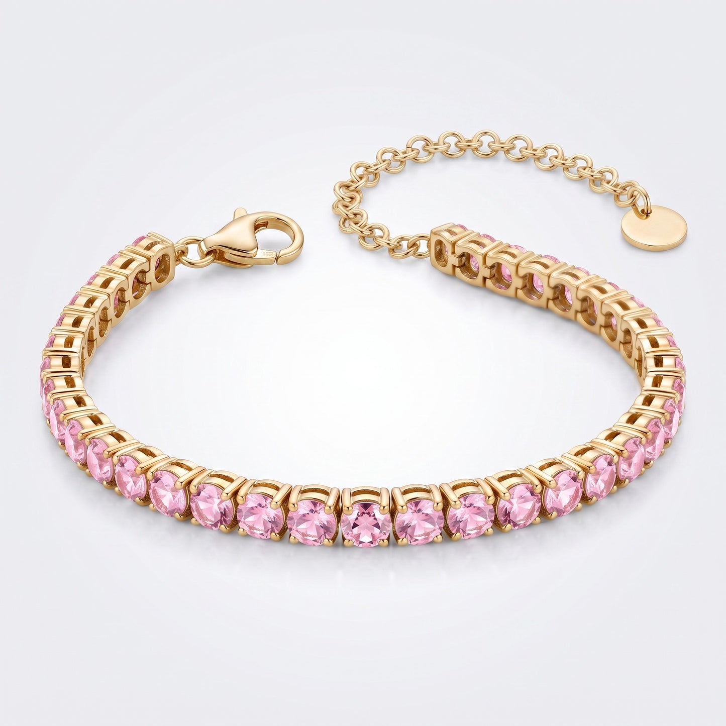Bracciale Tennis 3mm, morbido, Argento s925