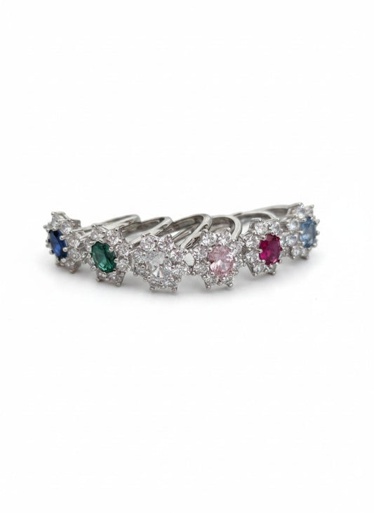Anello BIG KATE Fiore Stella, in ARGENTO S925