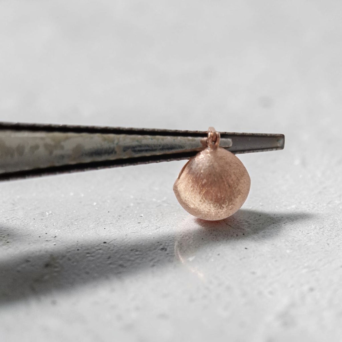 Satin Bell Earrings, in 925 Silver