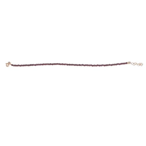 Braccialetto Pietre 1mm, Argento S925