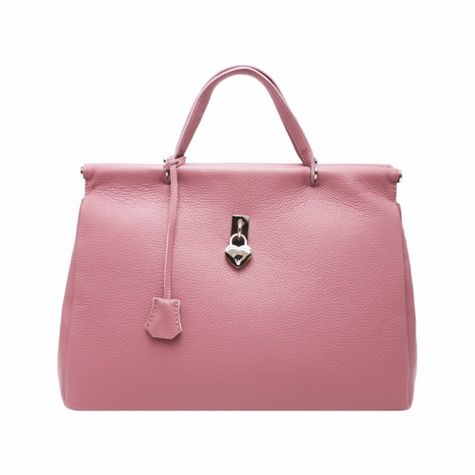 Borsa in Pelle con Lucchetto a Cuore - diversi colori