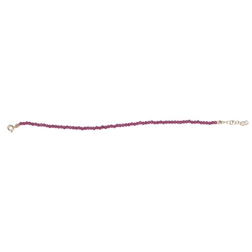 Braccialetto Pietre 1mm, Argento S925