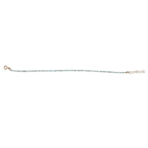 Braccialetto Pietre 1mm, Argento S925