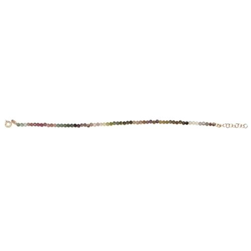 Braccialetto Pietre 1mm, Argento S925