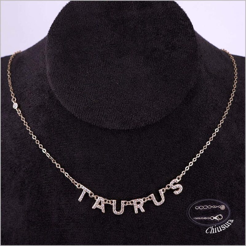 Collane Segno Zodiacale, in Argento 925 con Zirconi