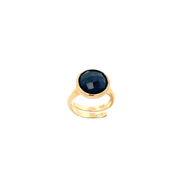 Anello Pietra Periosa Tonda Briolette