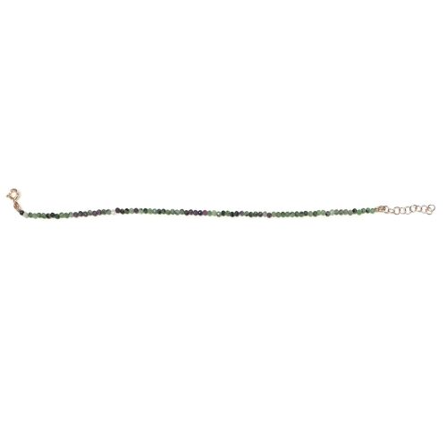 Braccialetto Pietre 1mm, Argento S925