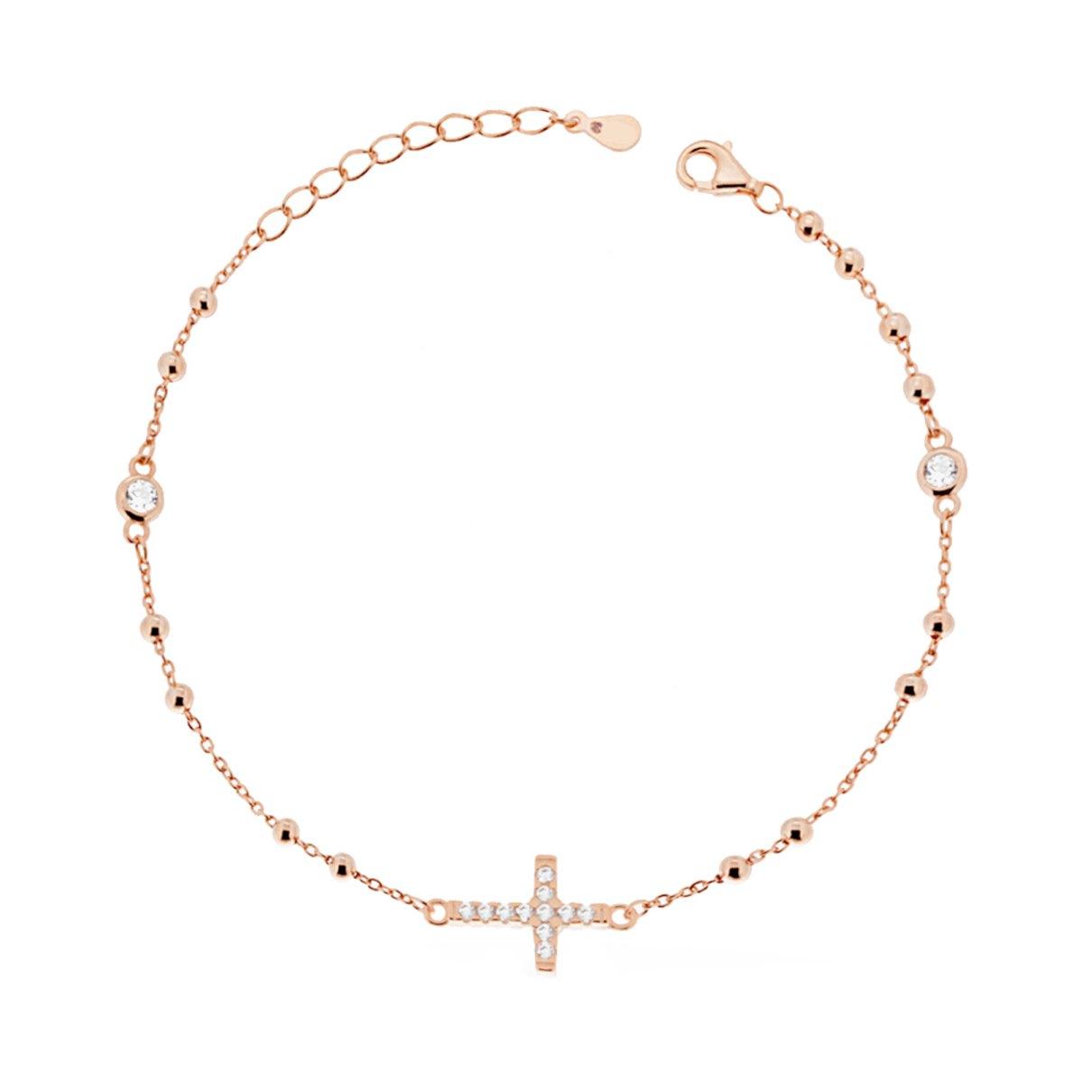 3mm Pink Tennis Bracelet, in S925 Silver