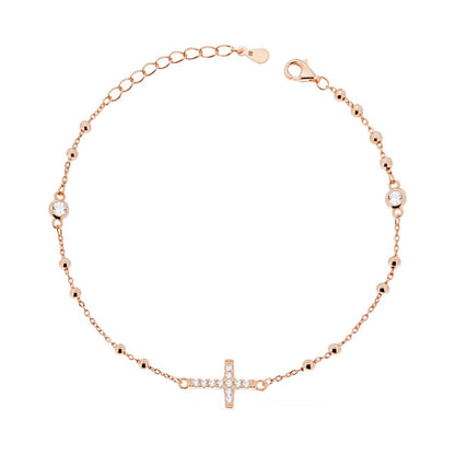 3mm Pink Tennis Bracelet, in S925 Silver