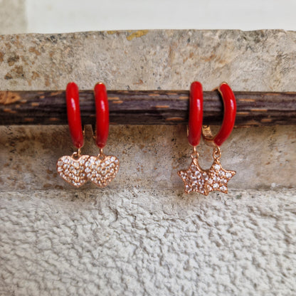 Red headbands with pendant 