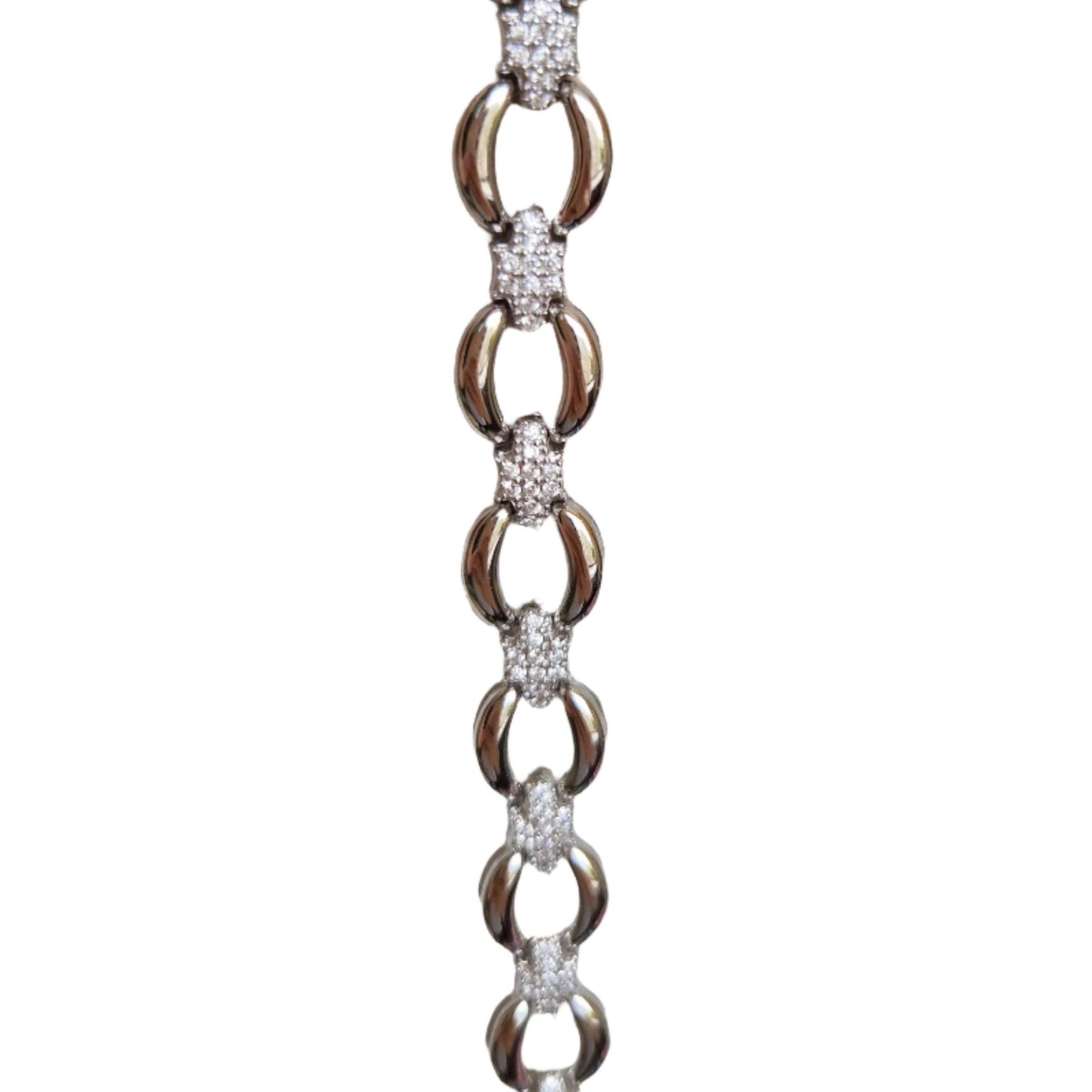 Luxury Bracelet with Zirconia Mesh