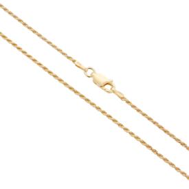 Catena Corda Diamantata lunghezza cm 50 - Argento s925