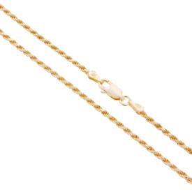 Catena Corda Diamantata 45 cm - Argento s925