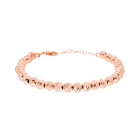 Bracciale Palline Lisce medie, 6mm,  in Argento 925