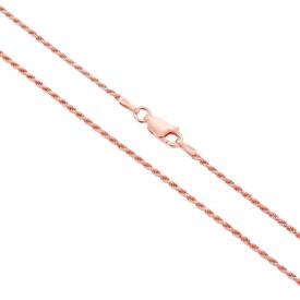 Catena Corda Diamantata lunghezza cm 50 - Argento s925