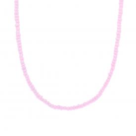 Long Necklace with Multicolor Sapphire Stones, S925 Silver and Gold
