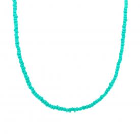 Collana con Perline Turchesi, Argento s925