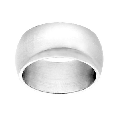 Anello Fede Classica Bombata Lucida mm 9.1 , in Argento s925