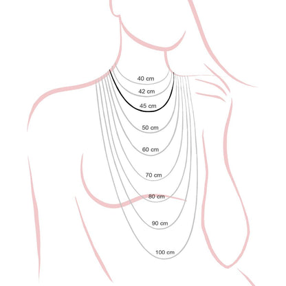 S925 Silver and Gold Rope Necklace 
