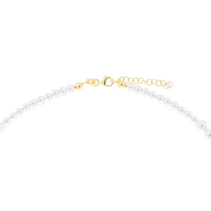 Collana di Perle Degradè, Argento S925 in Oro Giallo