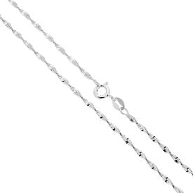 Catena Super Singapore 45 cm - Argento s925