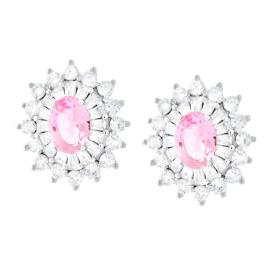 Orecchini Margherita Grande Rosa, in Argento s925