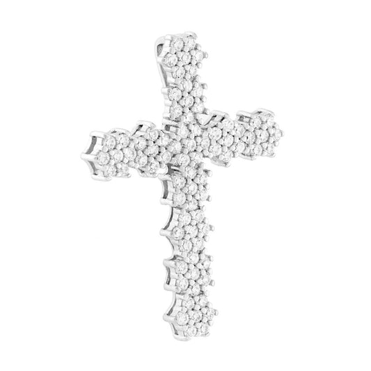 Collana Croce Preziosa, in ARGENTO 925
