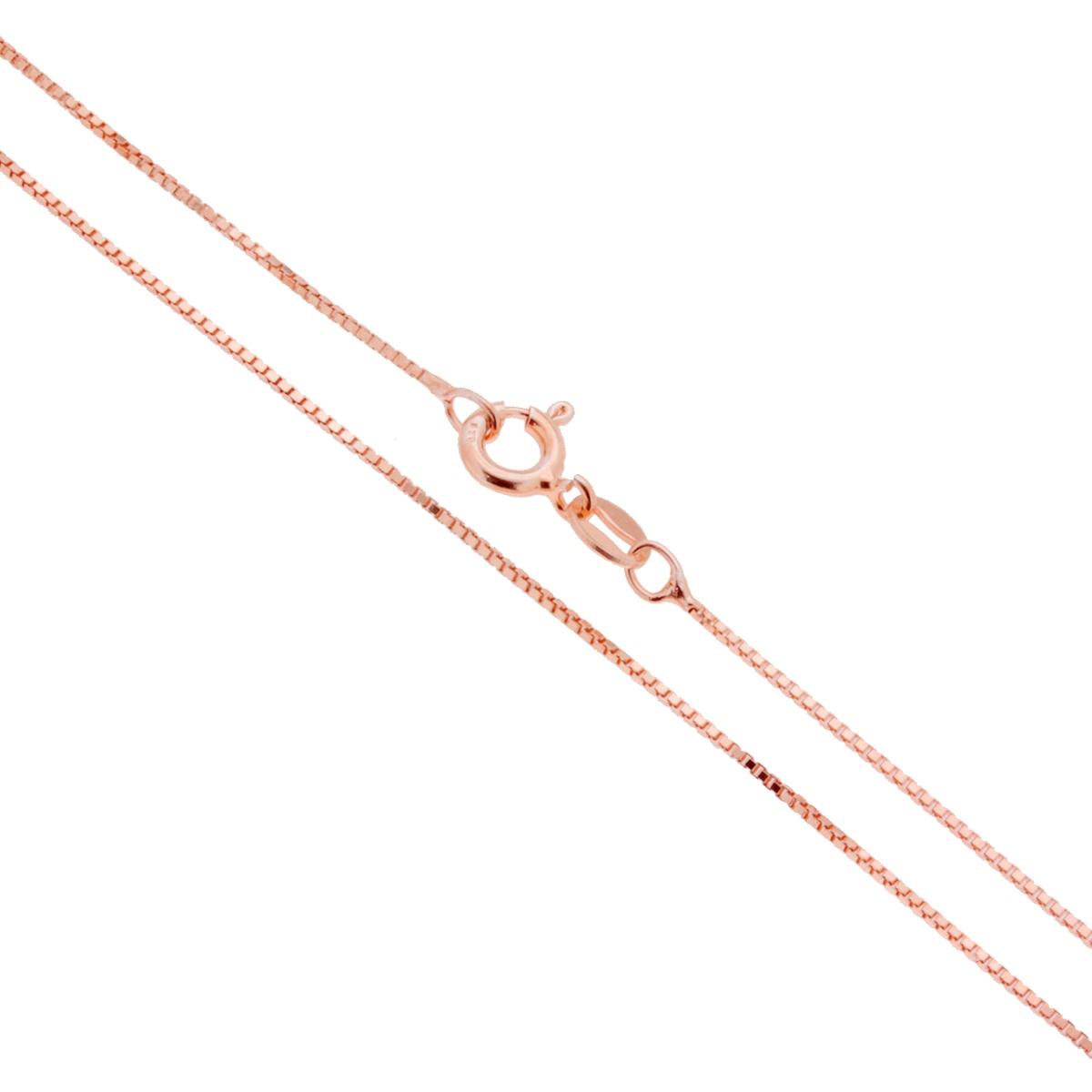 Catena Veneziana Diamantata lunghezza cm 45 - Argento s925