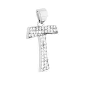 Ciondolo Croce Tao con Zirconi –  in Argento 925