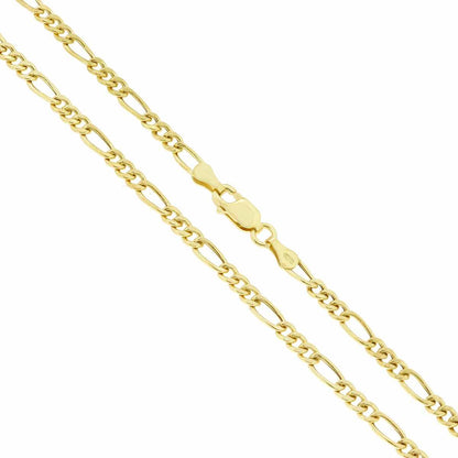 Catena Figaro Alternata - lunghezza cm 60 - Argento s925