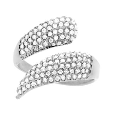 Anello Fascia Contrarie NASTRO, in ACCIAIO inox