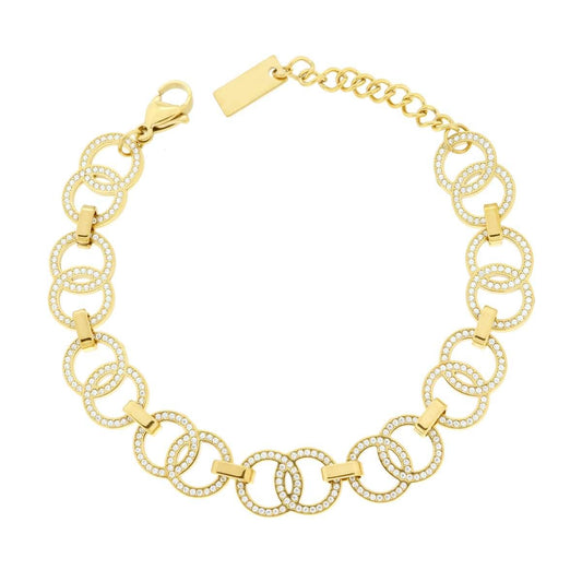 3mm Pink Tennis Bracelet, in S925 Silver