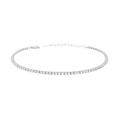 Rainbow Paraiba Tennis Bracelet, in S925 Silver