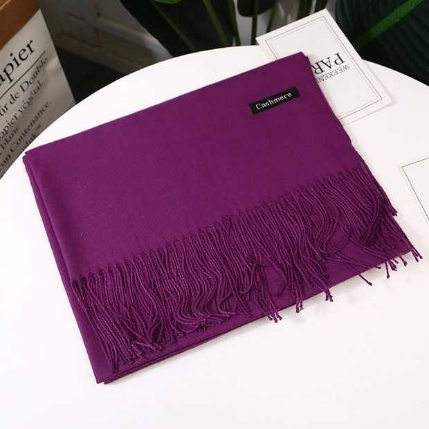 Sciarpa leggera in misto cashmere, unisex