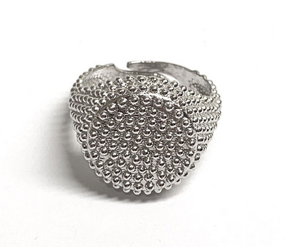 Bague Chevalier en Argent 925 avec Pierre Carrée Noire - Bijou élégant et Ajustable