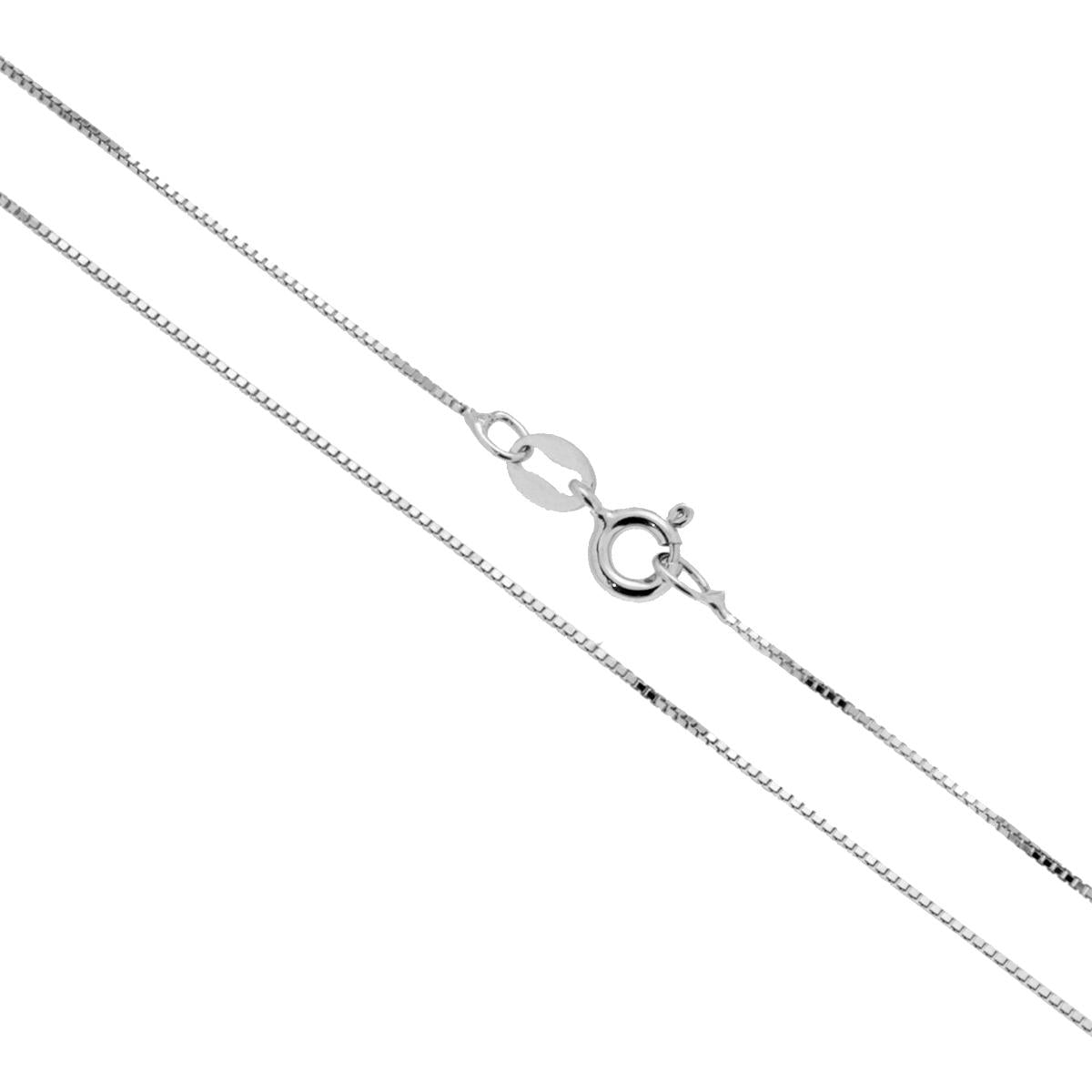 Catena Veneziana Diamantata lunghezza cm 45 - Argento s925