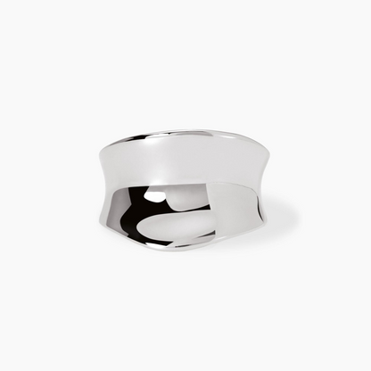 Anello Fascia Minimal Unisex, in ARGENTO S925