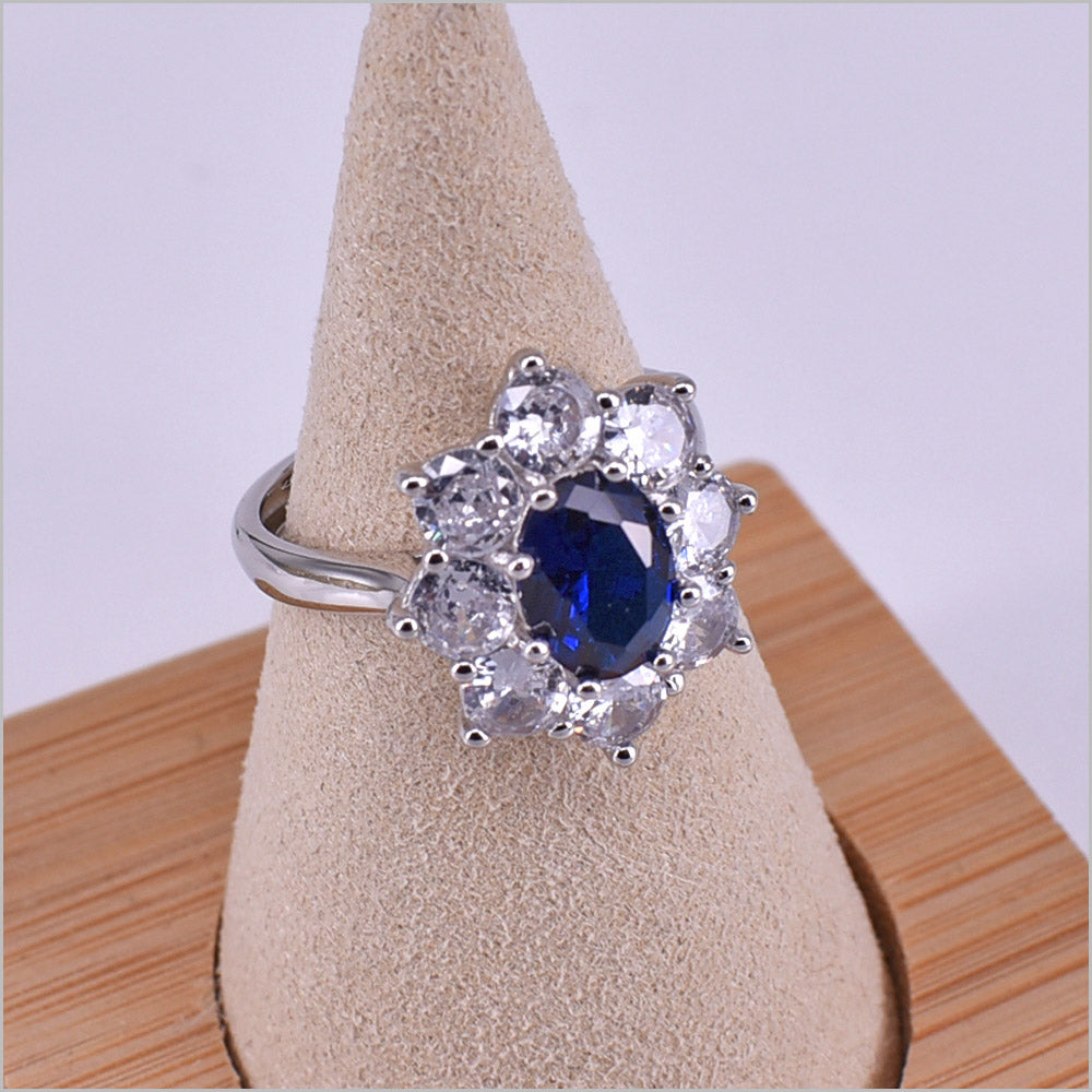 Kate Standard Aquamarine Ring, in S925 SILVER