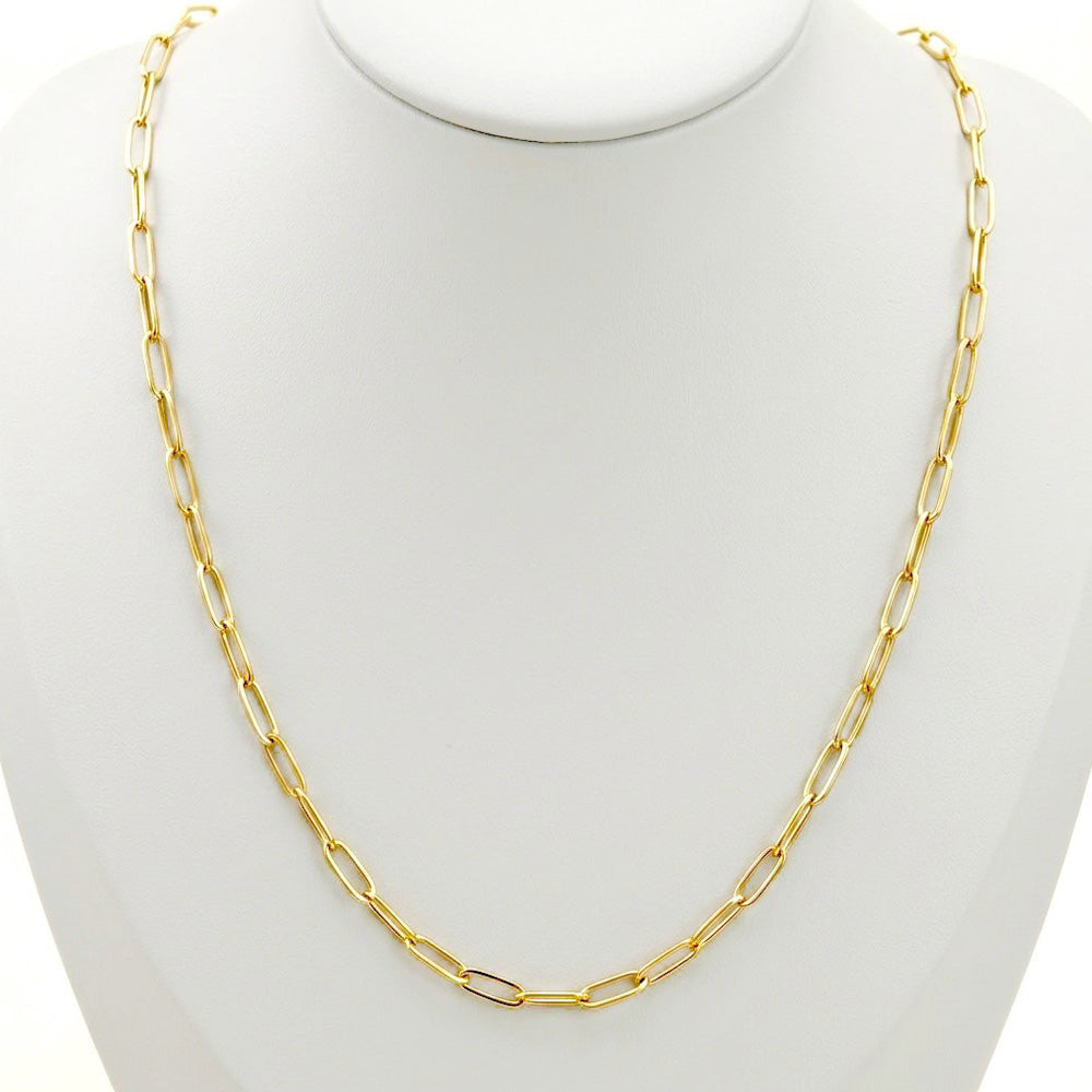 Collana Catena Lunga, in Acciaio 316L
