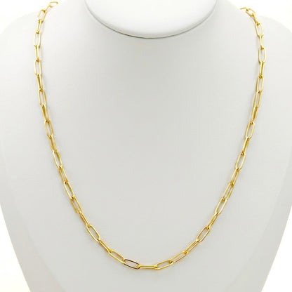 Collana Catena Lunga, in Acciaio 316L