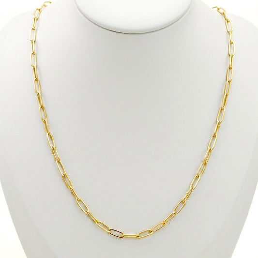 Collana Catena Lunga, in Acciaio 316L