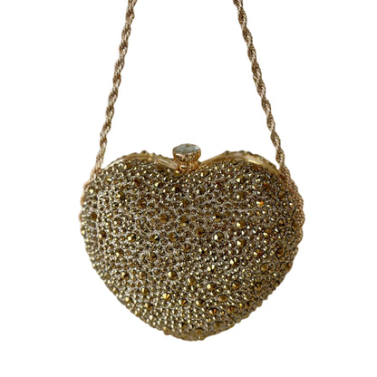 Sparkling Heart Bag, Hard Clutch